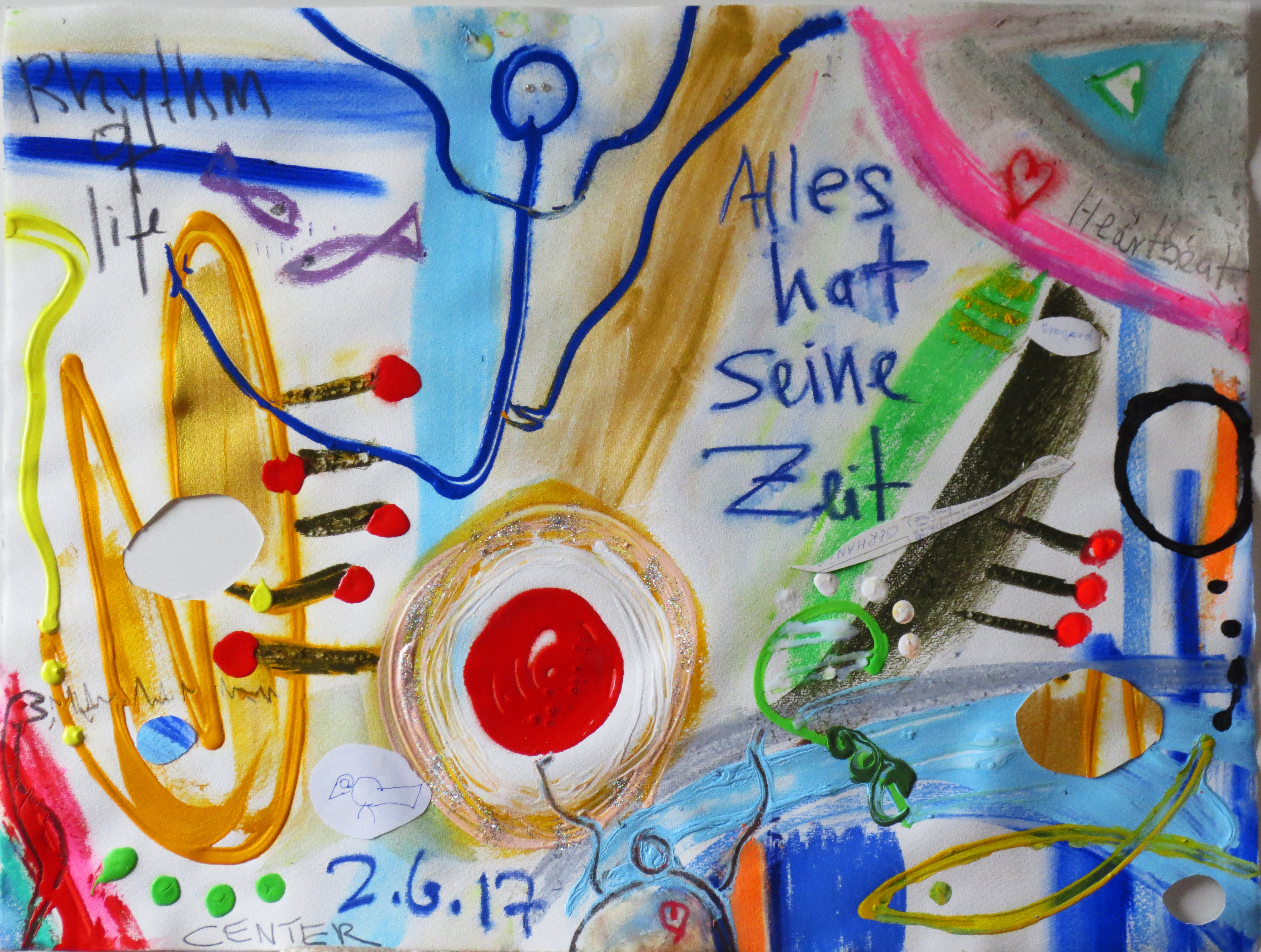 20170602_Alles hat seine Zeit_mixed media/collage